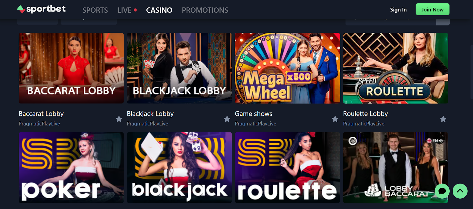 Sportbet Casino